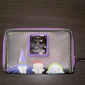 Loungefly Black and Purple Nightmare Before Christmas Key & Card Holder